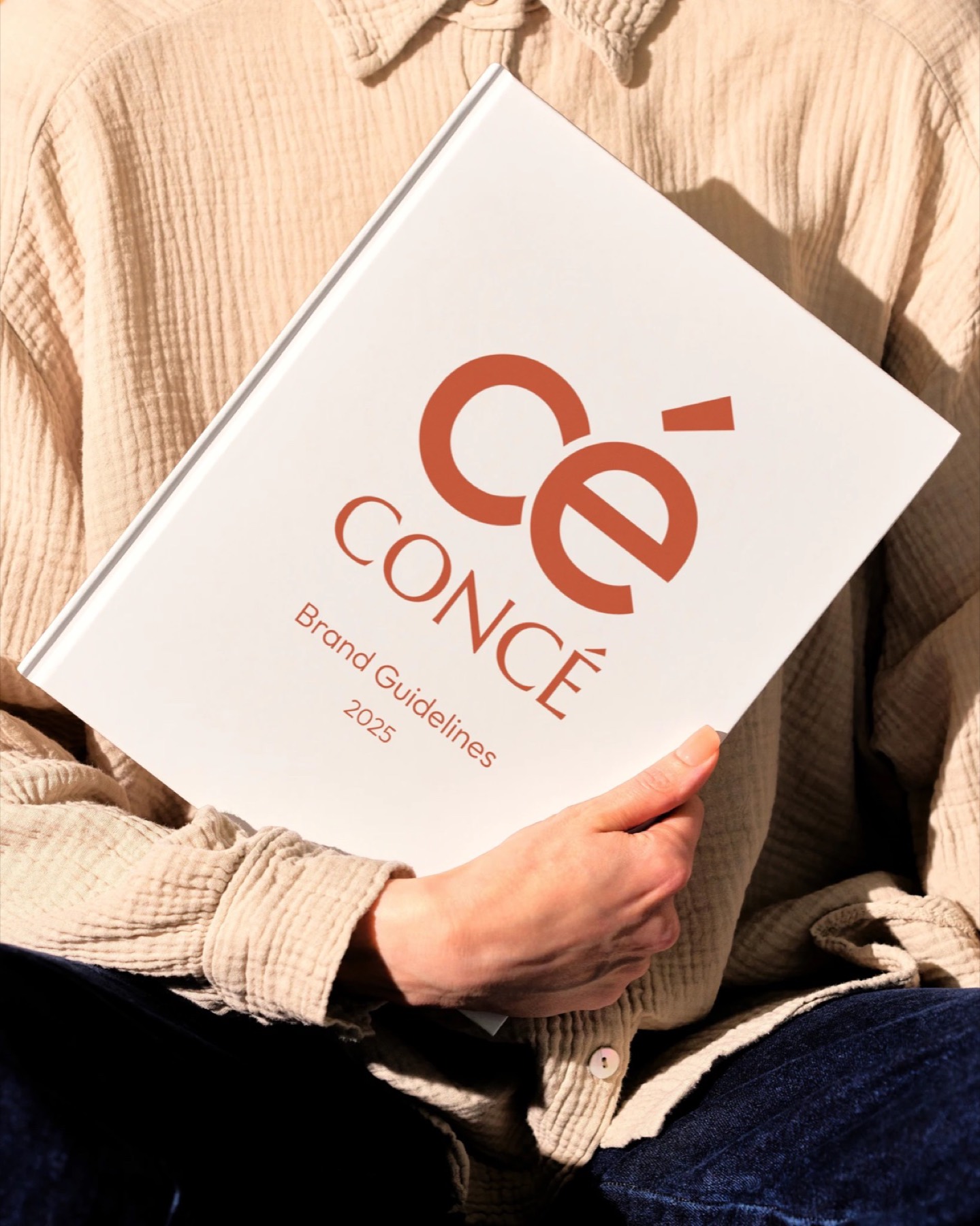 Concé brand guidelines book cover
